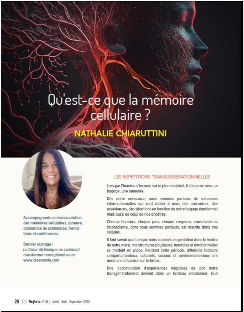 Reflets 48 - Qu'est- ce que la mémoire cellulaire ?