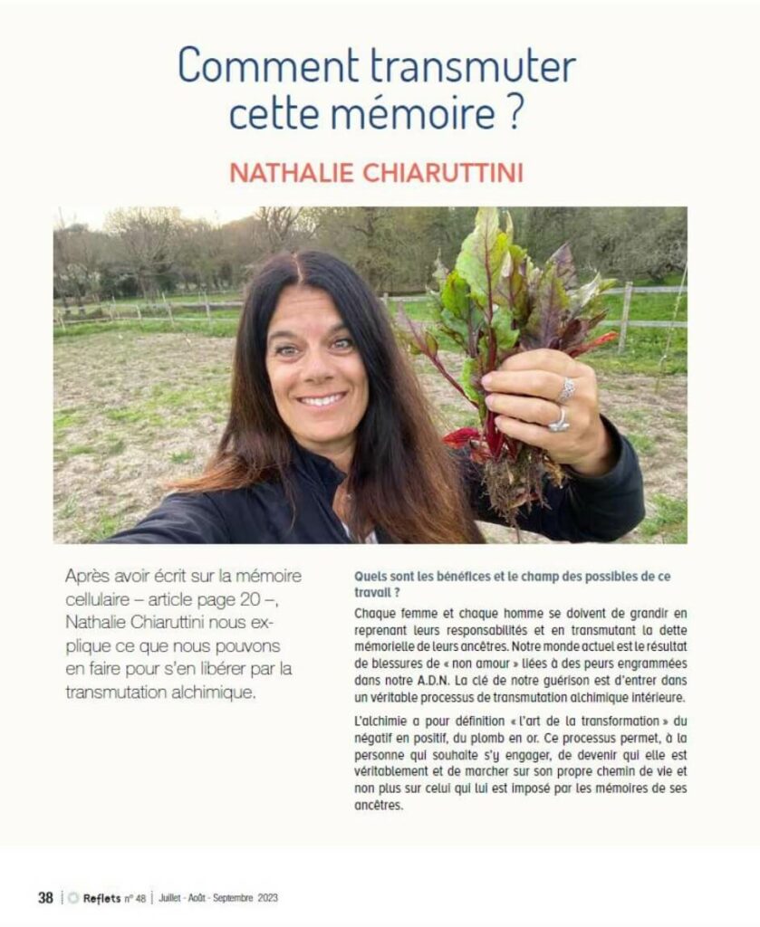 Comment transmuter cette mémoire ?
